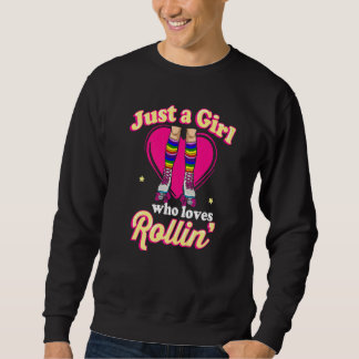 Sweatshirt Roller Skates  Rollerskating 70s Party Eighties Ou
