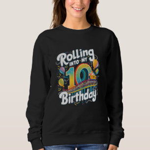 Sweatshirt Rolling Into My 10th Birthday - Dessous de verre à