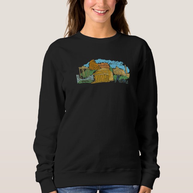 Sweatshirt Rome City Italy souvenir  for men women (Devant)