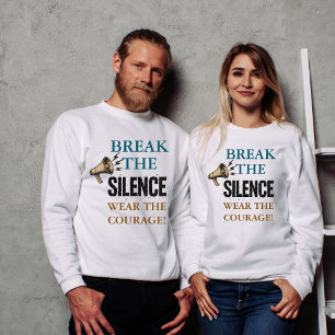 Sweatshirt Rompre le courage du silence