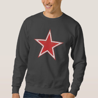 SWEATSHIRT RONDEAU ROUGE DE 2ÈME GUERRE MONDIALE D'ÉTOILE DE