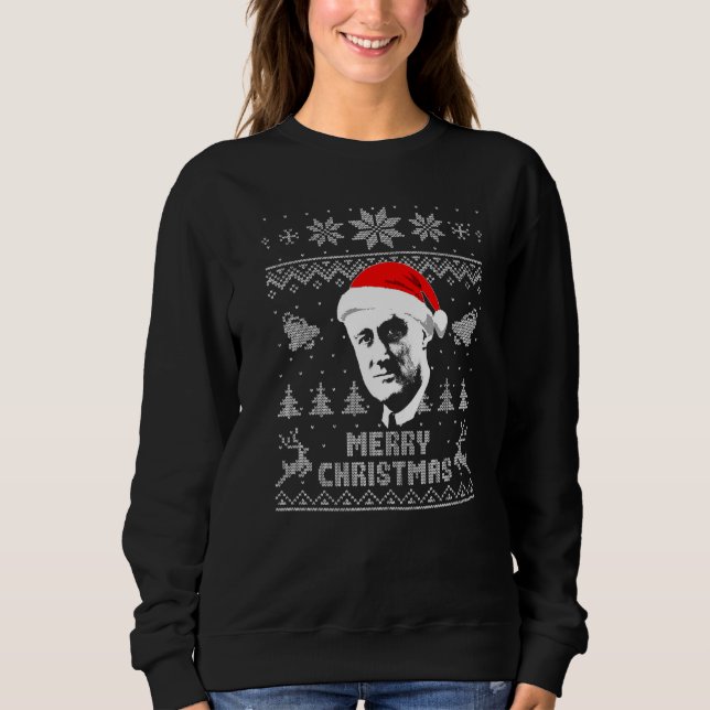 Sweatshirt Roosevelt Joyeux Noël (Devant)