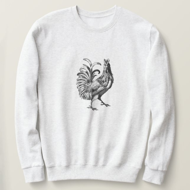 Sweatshirt Rooster vintage (Design devant)