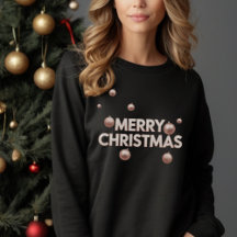 Rose Gold Merry Christmas - Holiday Design