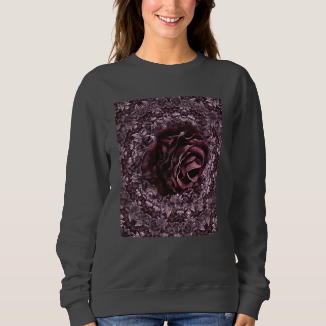Sweatshirt Rose Mandala (Devant)