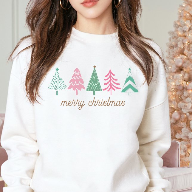 Sweatshirt ROSE NOEL Boho sapin de Noël Joyeux Noël mignon (Créateur téléchargé)