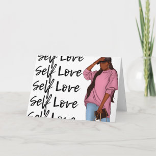 Sweatshirt rose Série Self Loves