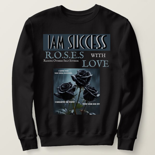 SWEATSHIRT ROSES AMOUREUX (Design devant)