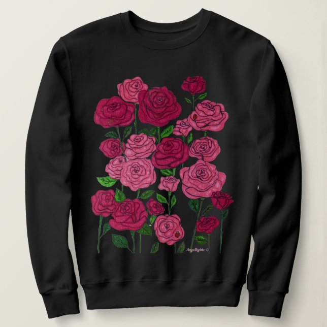 Sweatshirt Roses Empowering (Design devant)