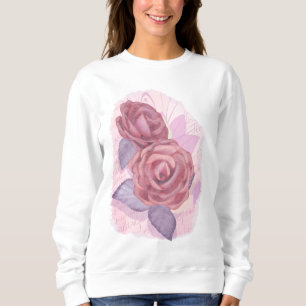 Sweatshirt roses vintages, chemise