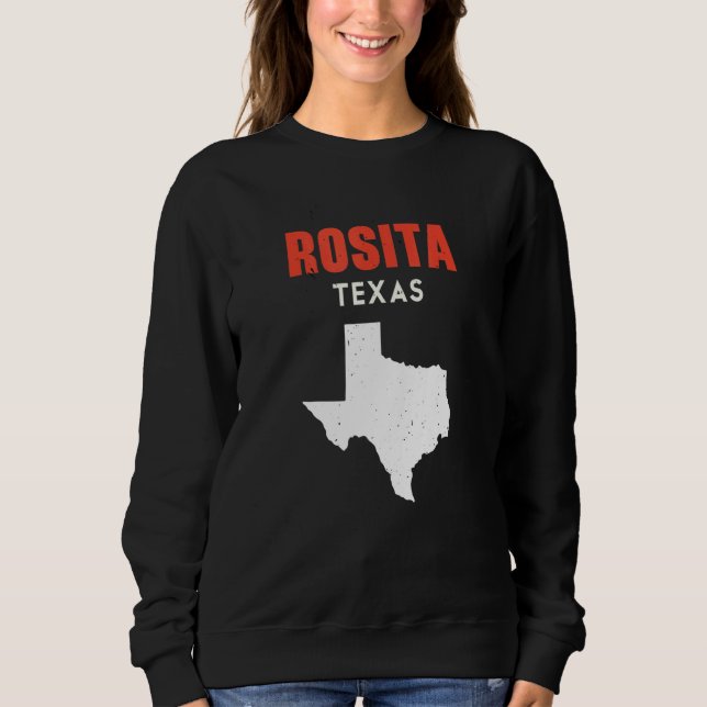 Sweatshirt Rosita Texas USA State America Travel Texas (Devant)