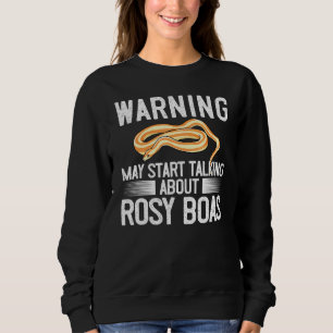 Sweatshirt Rosy Boa Snake Soin des animaux de compagnie Repti