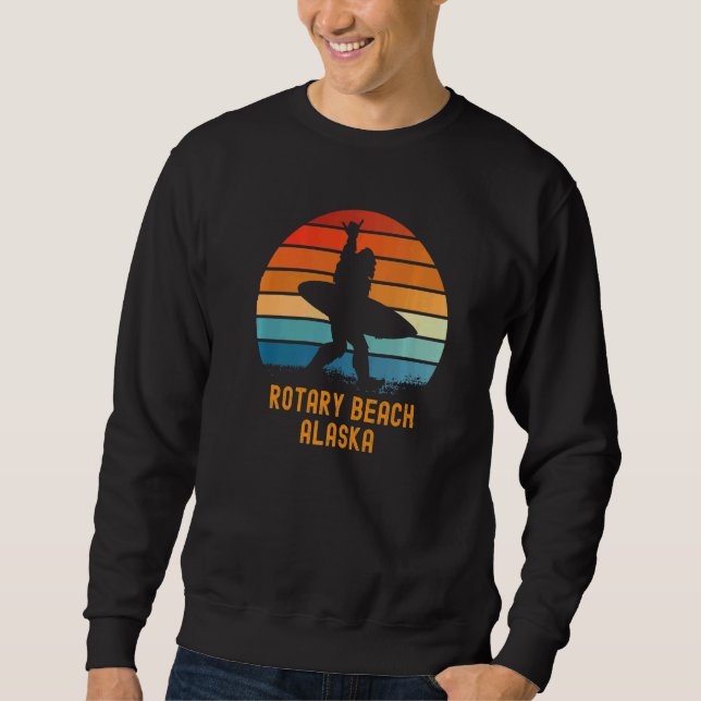 Sweatshirt Rotary Beach Alaska Sasquatch Souvenir (Devant)