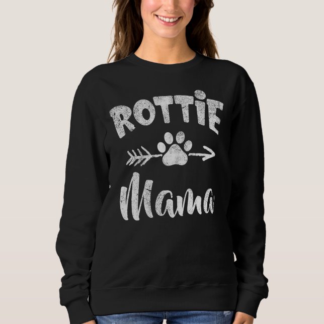 Sweatshirt Rottie Mama Paw (Devant)