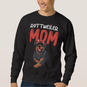 Sweatshirt Rottie Rottweiler Maman Propriétaire de chien Mère