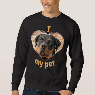 Sweatshirt Rottweiler Belle impression de chien J'aime Chiens