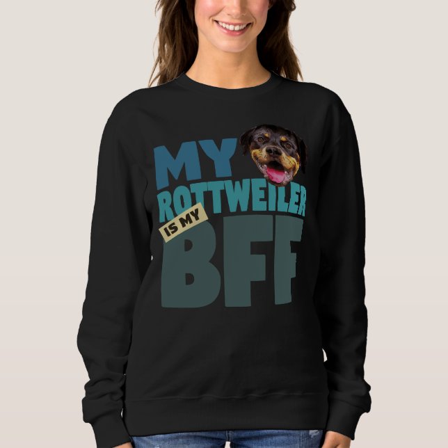 Sweatshirt Rottweiler Bff Dog meilleur ami (Devant)