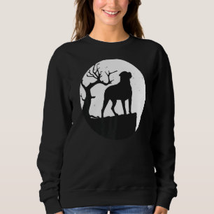 Sweatshirt Rottweiler Chien Retro