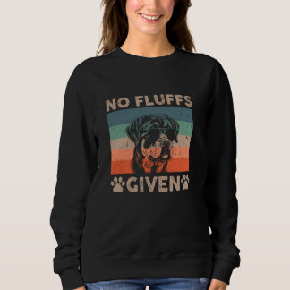 Sweatshirt Rottweiler Pas de bouffées Donné Drôle Chien Papa 