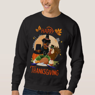 Sweatshirt Rotweiler Bon thanksgiving pèlerin Turquie