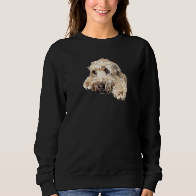 Sweatshirt Roue à revêtement souple Conception Terrier (Devant)