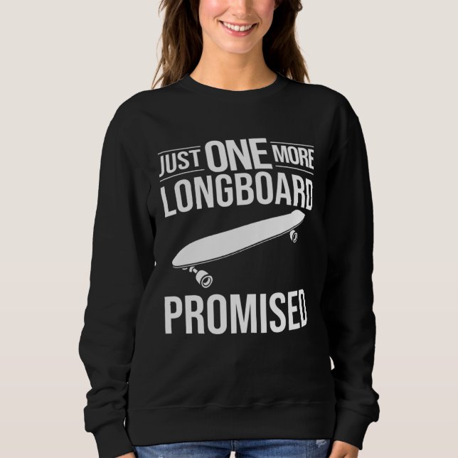 Sweatshirt Roues de planche de skateboard longboard Longboard (Devant)