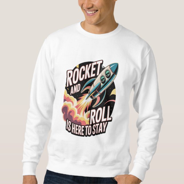 Sweatshirt Roulade de fusée  (Devant)
