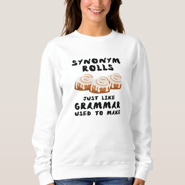 Sweatshirt Rouleaux Synonyme (Devant)