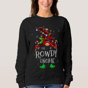 Sweatshirt Rowdy Gnome Buffalo à carreaux Famille de Noël app