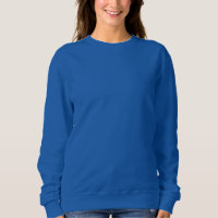 Sweatshirt Royal Bleu profond femmes / Personnalis