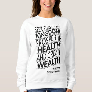Sweatshirt Royaume Entrepreneur Christian Business Unisex