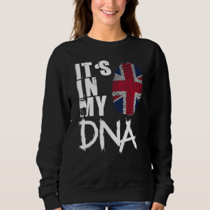 Sweatshirt Royaume-Uni C'est dans mon Adn drôle drapeau brita