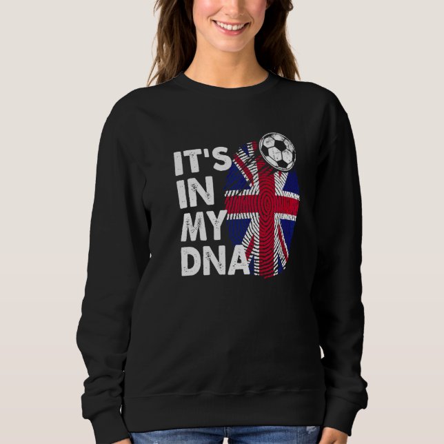 Sweatshirt Royaume-Uni Dans Mon Adn British Flag Team Uk (Devant)