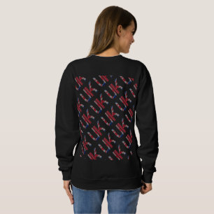 Sweatshirt Royaume-Uni Union Jack British Drapeau Typographie