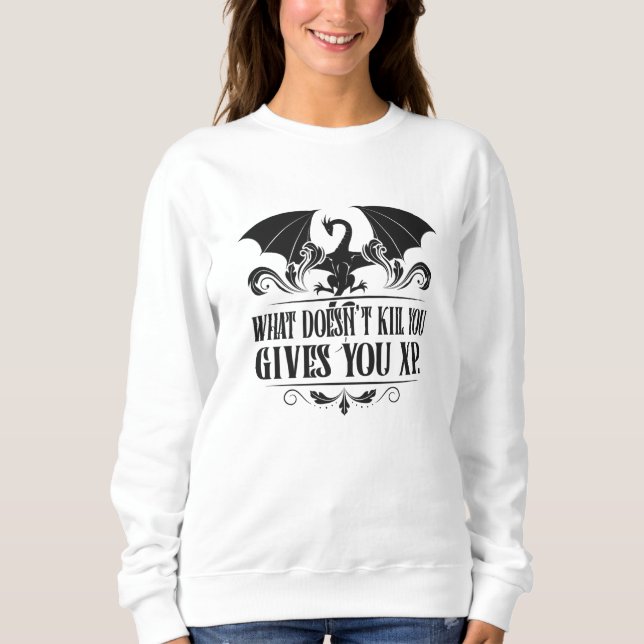 Sweatshirt RPG Tabletop XP Dragon Master Cadeaux (Devant)