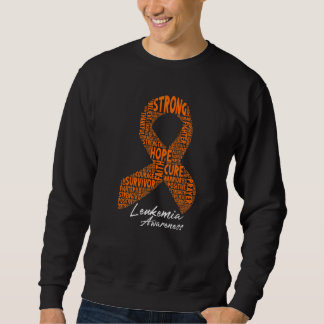 Sweatshirt Ruban de sensibilisation à la leucémie guerrier de