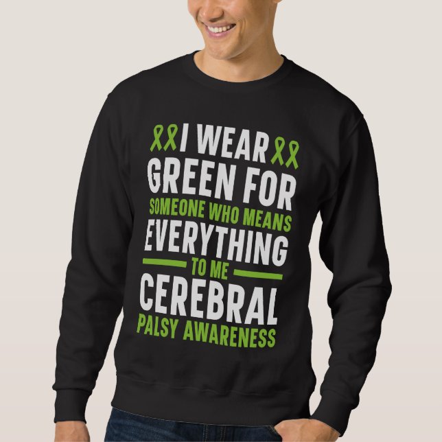 Sweatshirt Ruban de sensibilisation de l'équipe de soutien de (Devant)