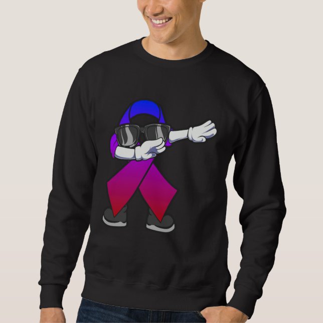 Sweatshirt Ruban d'inclusion Dabbing Danse Dabbin (Devant)