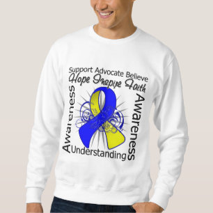 Sweatshirt Ruban en spirale d'inspirations de syndrome de