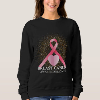 Sweatshirt Ruban Rose de Lutte contre le Cancer du Sein