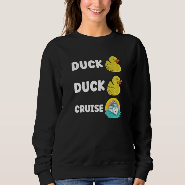 Sweatshirt Rubber Duck Boating Boat Captain Cruise Ship Cruis (Devant)