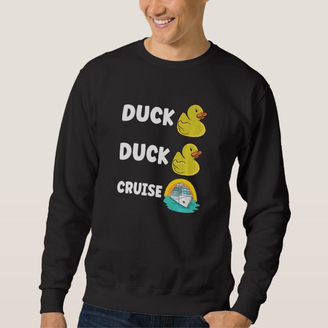 Sweatshirt Rubber Duck Boating Boat Captain Cruise Ship Cruis (Devant)