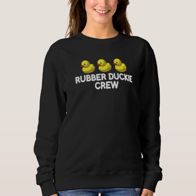 Sweatshirt Rubber Duckie Crew Rubber Duck (Devant)