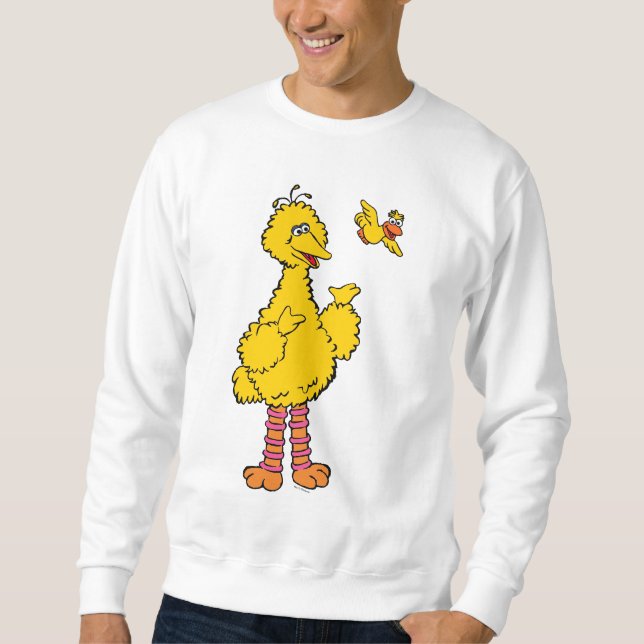 Sweatshirt Rue Sésame | Big Bird & Little Bird (Devant)