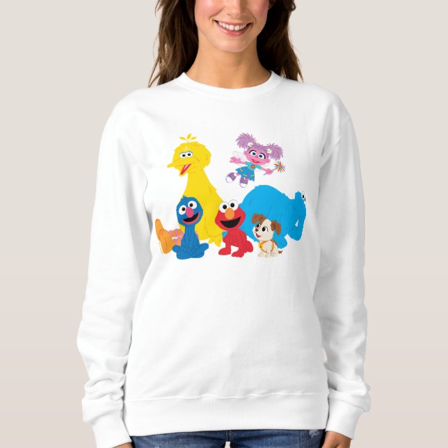 Sweatshirt Rue Sésame | Coloré Sesame Street Pals (Devant)