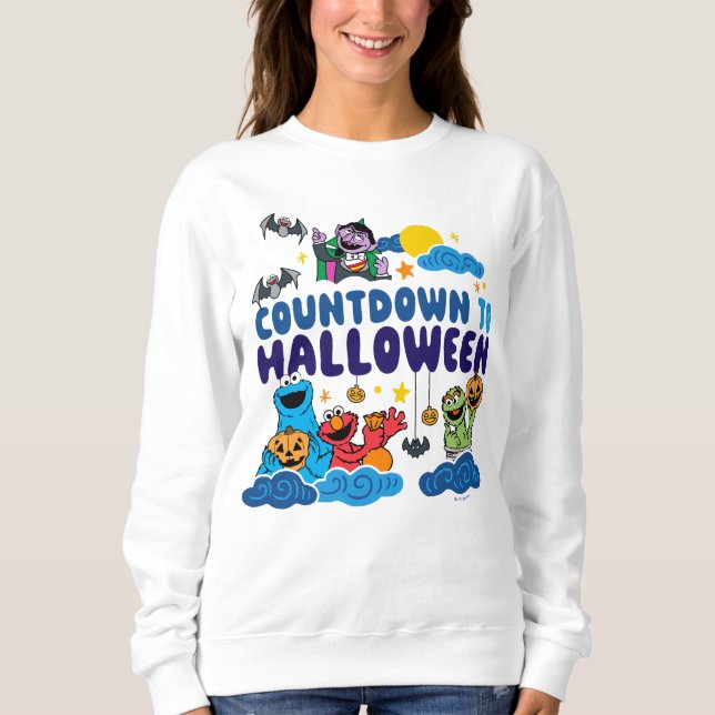 Sweatshirt Rue Sésame | Compte à rebours pour Halloween (Devant)