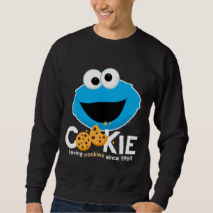 Sweatshirt Rue Sésame Cookie Monster Lookies