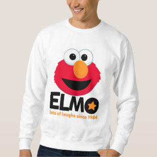 Sweatshirt Rue Sésame Elmo Beaucoup de rires depuis 1984