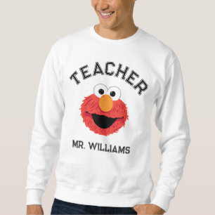 Sweatshirt Rue Sésame Elmo Face Teacher