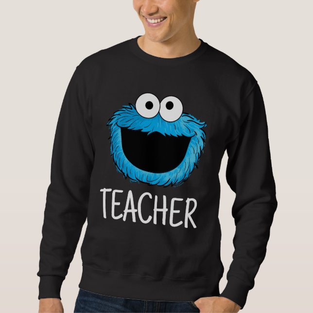 Sweatshirt Rue Sésame | Enseignant de Cookie Monster (Devant)